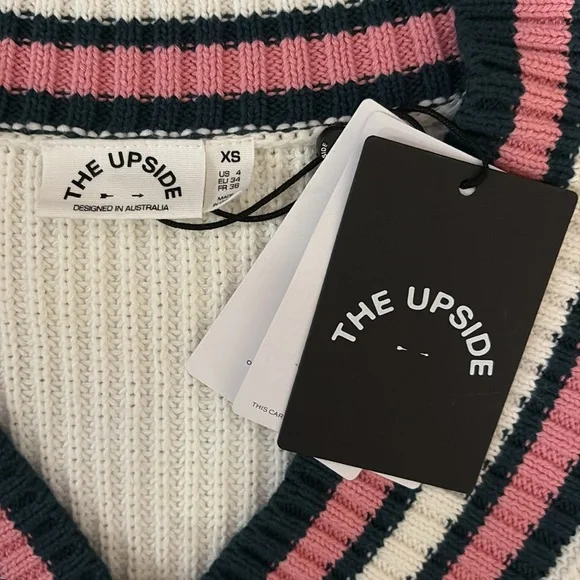 The Upside Queenwood Louie Knit Sweater SZ XS NWT - Picture 5 of 8